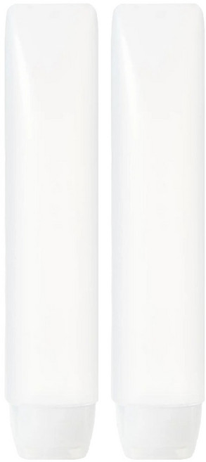MUJI 無印良品 台灣公司貨 PE分裝管 L, 透明色, 2個