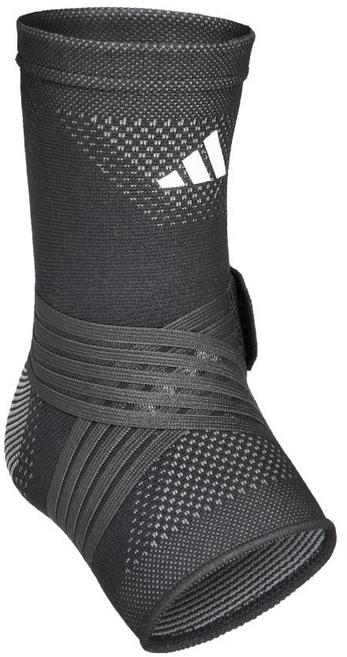 adidas 愛迪達 專業運動纏繞式護踝 L 黑色, 1個