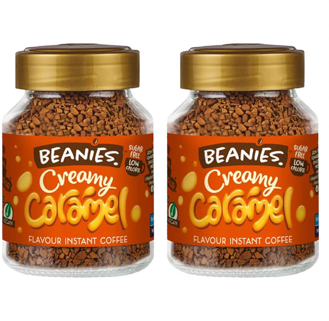 BEANIES 即溶咖啡 香濃焦糖風味, 50g, 1罐, 2罐