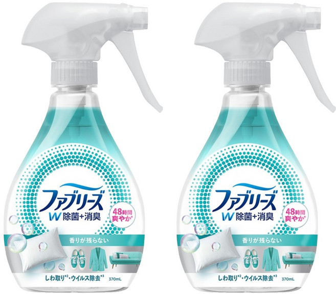 febreze 風倍清 台灣公司貨 織物除菌消臭噴霧 高效除菌, 370ml, 2瓶