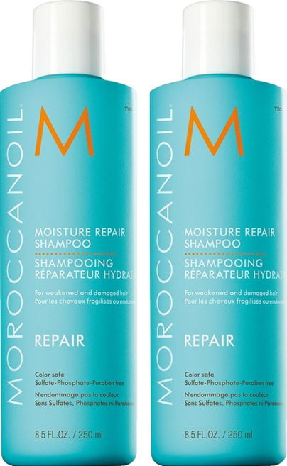 MOROCCANOIL 摩洛哥優油 台灣公司貨 優油保濕修復洗髮露, 250ml, 2瓶