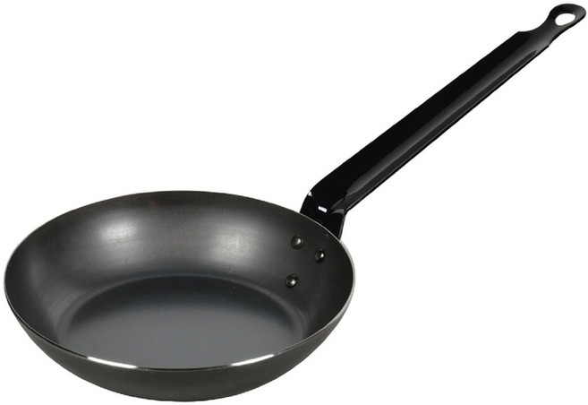 PEARL LIFE 珍珠金屬 日本製 鐵製炒鍋 IH適用 鐵職人系列 HB-1517 黑色, 18cm, 1個