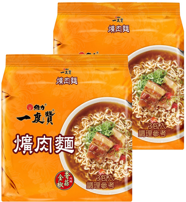 維力 一度贊 爌肉麵 200g, 6包