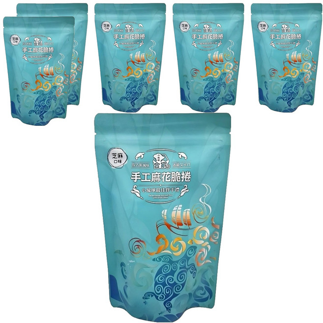合家 麻花捲 芝麻, 190g, 6包