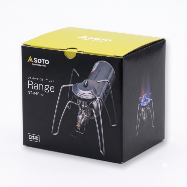 SOTO 輕便型戶外休閒爐 ST-340, 1個, 銀色