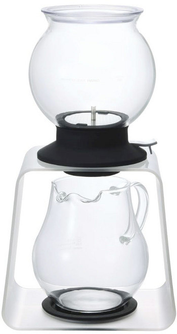 HARIO 好璃奧 LARGO便利泡茶壺組, 透明色 + 黑色, 800ml, 1組