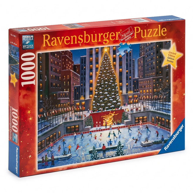 Ravensburger 維寶 紐約聖誕洛克斐勒中心拼圖, 紐約聖誕洛克斐勒中心 多色, 1000片, 1盒