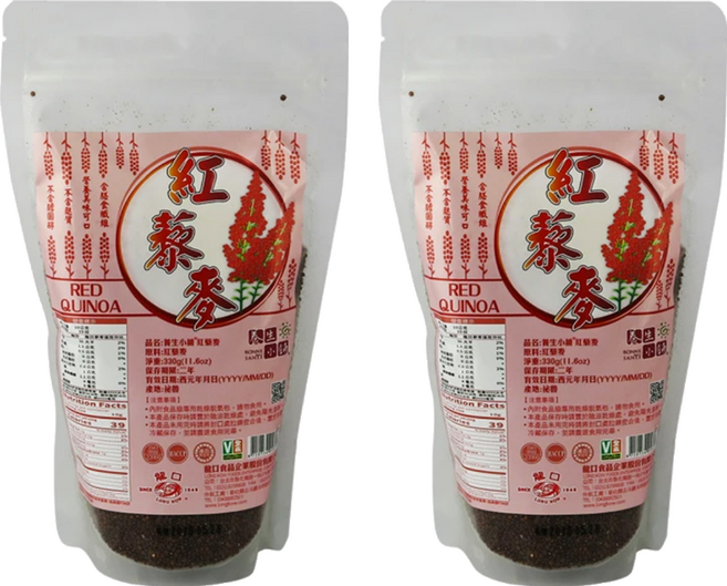 龍口 養生小舖紅藜麥, 330g, 2包