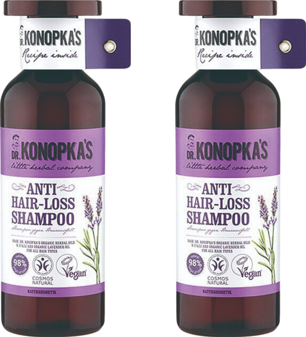 DR.KONOPKA'S 強健髮根洗髮精, 500ml, 2瓶