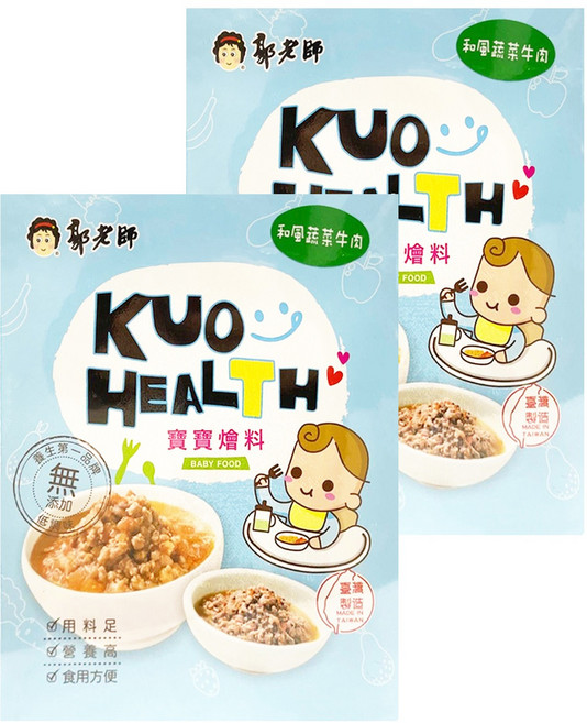郭老師 寶寶燴料 12~36個月適用, 200g, 2盒