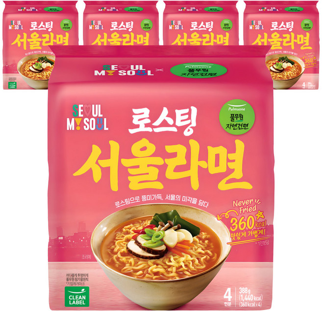 Pulmuonejayeongeonmyeon 非油炸首爾湯麵 97g, 20包