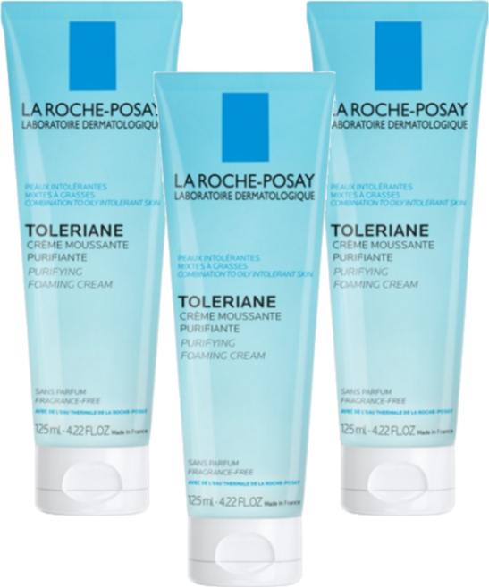 LA ROCHE POSAY 理膚寶水 多容安泡沫洗面乳, 125ml, 3條