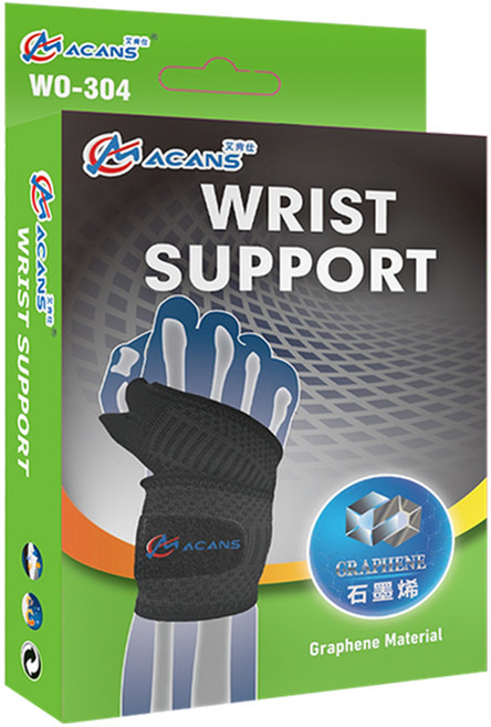 ACANS 艾肯仕 石墨烯套指護腕 WO-304, 1個