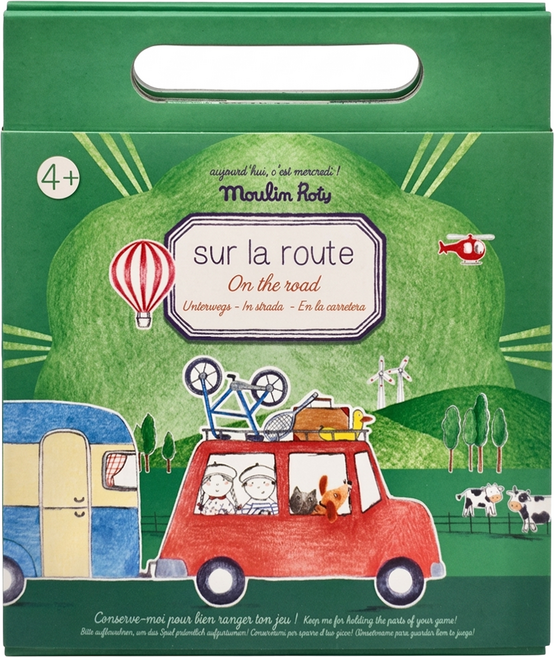 Moulin Roty 磁鐵遊戲書 觀察道路 4歲以上, 1本