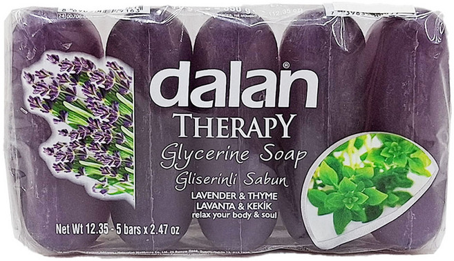 dalan 達欖 草本植物皂 19163薰衣草百里香 5個, 70g