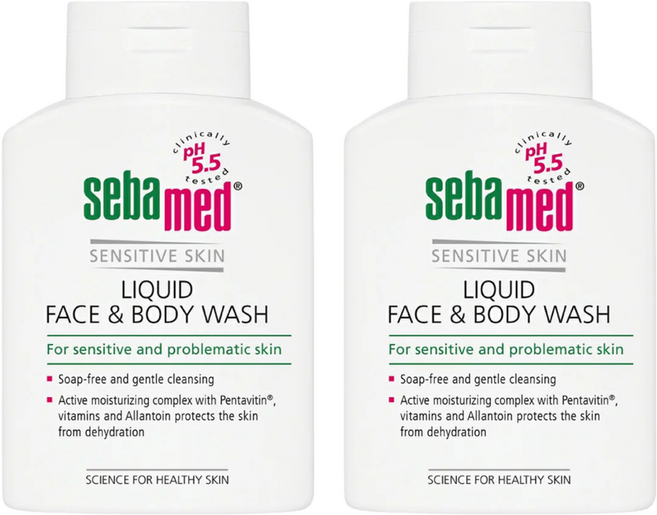 sebamed 施巴 台灣公司貨 潔膚露, 2瓶, 200ml