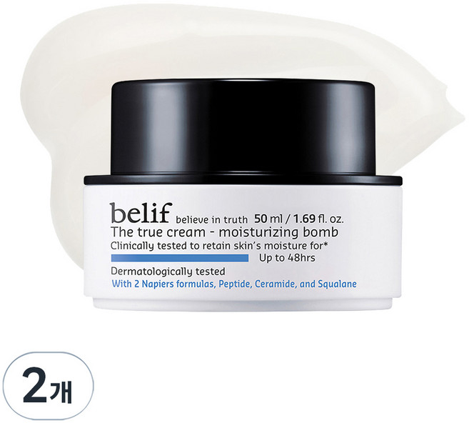 빌리프 더 트루 크림 모이스춰라이징 밤, 50ml, 2개
