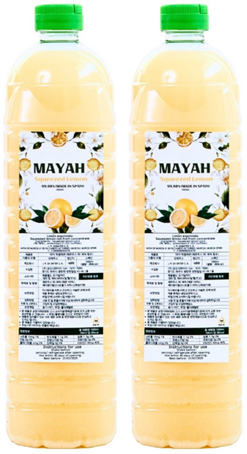 Maya NFC 檸檬原汁, 2個, 1L