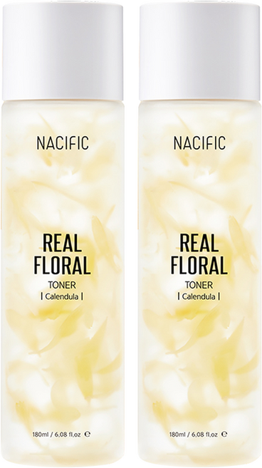 NACIFIC 真實花香爽膚水 金盞花, 180ml, 2個