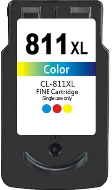 Canon 佳能 噴墨專用墨水匣 CL-811XL, 三色, 1個