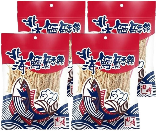北海 鱈魚香絲, 24g, 4包