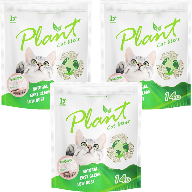 doter 寵愛物語 輕植系貓砂 破碎型, 6.35kg, 3包, 原味