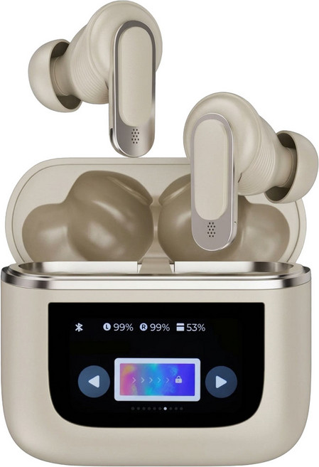 DTAudio 觸控屏雙降噪藍芽耳機, Y 香檳金, YX27