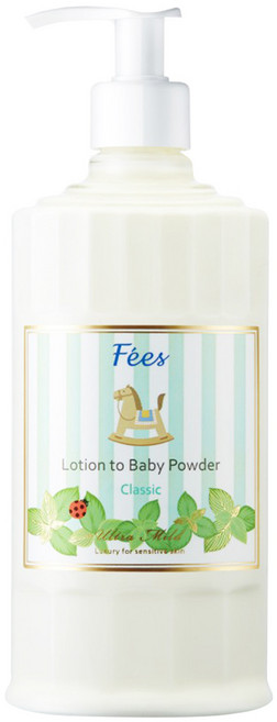 Fees BEBE 嬰兒爽身乳液 經典香, 300ml, 1瓶
