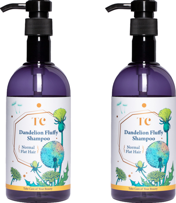TC Beauty 蒲公英蓬鬆洗髮精, 500ml, 2瓶