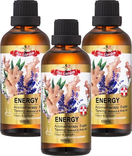Aus Garden澳維花園精油 A701 生薑活絡按摩, 100ml, 3瓶