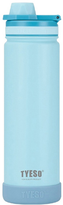 TYESO 泰碩 304不鏽鋼便攜兒童保溫水壺, 1個, 靜謐藍, 750ml