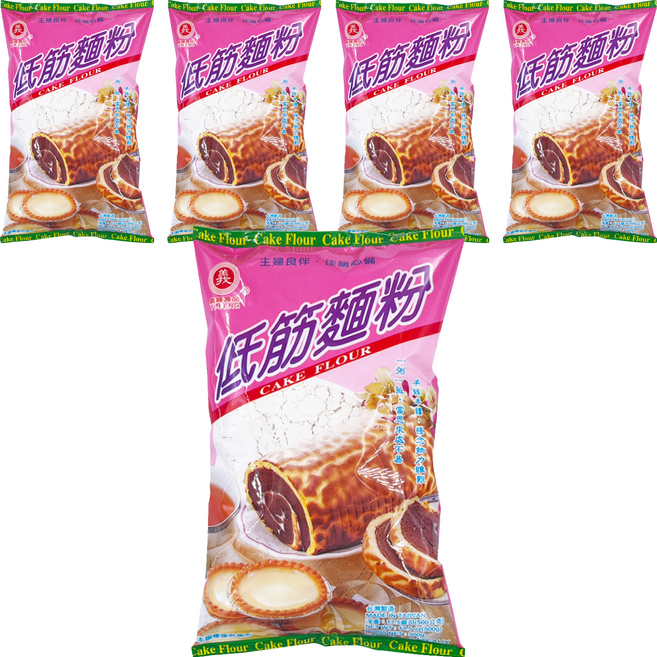義峰食品 低筋麵粉, 500g, 5包
