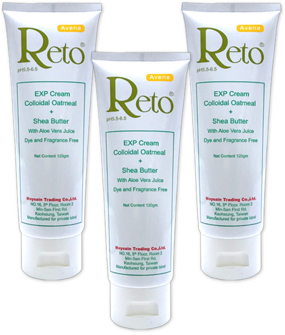 Reto EXP甘養活力霜 柔膚型, 120g, 3條