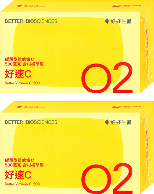 BETTER BIOSCIENCES 好好生醫 好速C膠囊 0.5g, 2個, 30顆