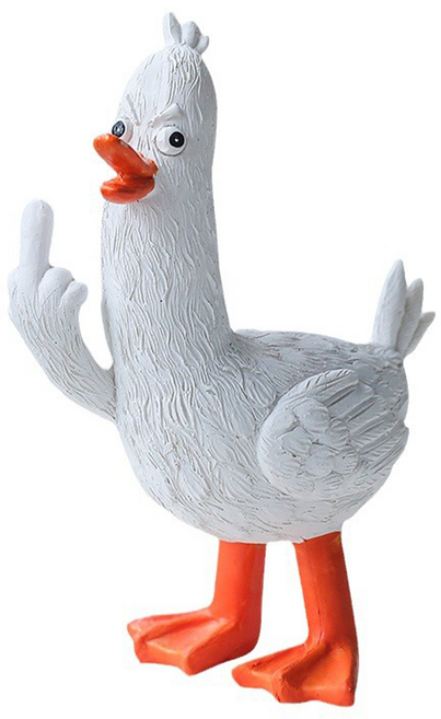 DUCK you 暴怒鴨擺飾