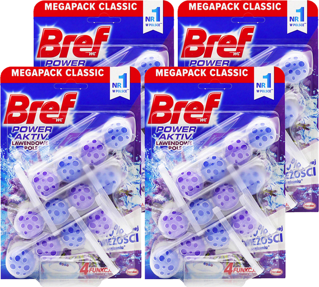 Bref 妙力 台灣公司貨 馬桶球 薰衣草 3入, 150g, 4組