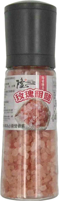 Longyes 隆一 玫瑰粗鹽研磨器 350g, 1罐