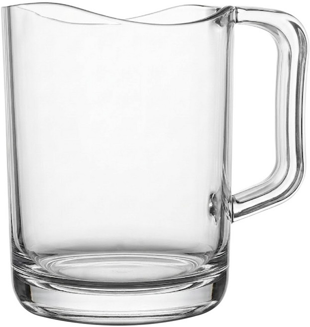 like-it 日本製 可瀝水波浪漱口杯, 透明, 1個