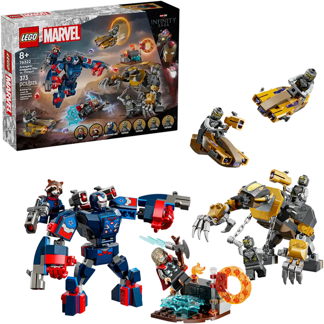 LEGO 76322 漫威系列 復仇者聯盟:終局之戰 索爾大戰奇塔瑞 Avengers: Endgame Thor vs. Chitauri, 1套