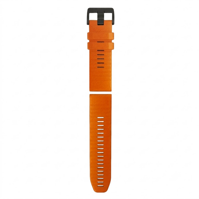 GARMIN QUICKFIT 矽膠錶帶 26mm, 亮橘色, 1個