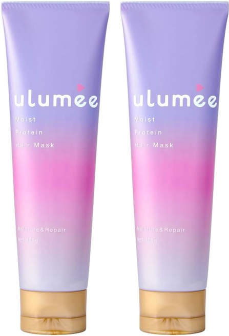 ulumee 胺基酸保濕修復髮膜, 100g, 2條