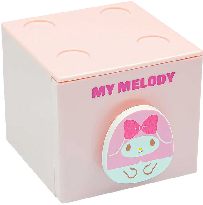 MY MELODY 美樂蒂 積木式方型小抽屜, 粉色, 1個