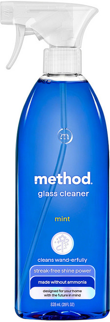 method 美則 最好的玻璃清潔劑 薄荷, 828ml, 1罐