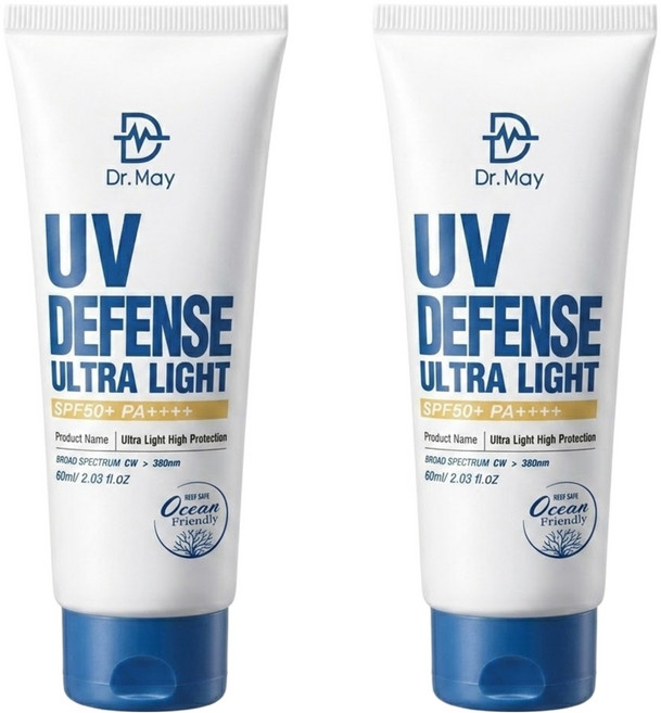 Dr.May 美博士 專業隔離高效防曬乳 SPF50+ PA++++, 60ml, 2條