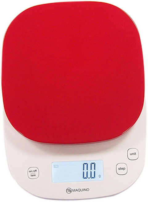 MAQUINO 日本 高精密0.1g電子料理秤, MKS-802, 火紅型, 2kg