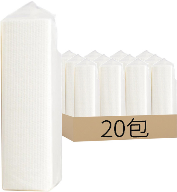 廚房吸油擦手紙巾, 1入, 20包