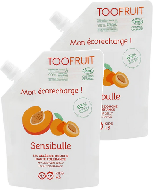 TOOFRUIT 果漾保濕蜜桃沐浴露補充包, 400ml, 2包