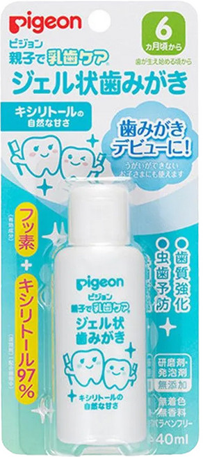 pigeon 貝親 嬰兒液狀防蛀牙膏, 40ml, 1瓶