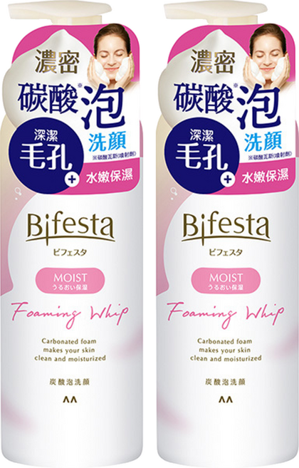 Bifesta 碧菲絲特 保濕碳酸泡洗顏, 200g, 2瓶