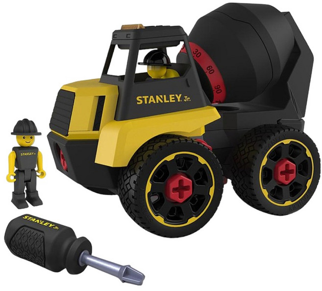 STANLEY Jr. 組裝工程車 003-SY 3歲以上, 水泥車, 1組